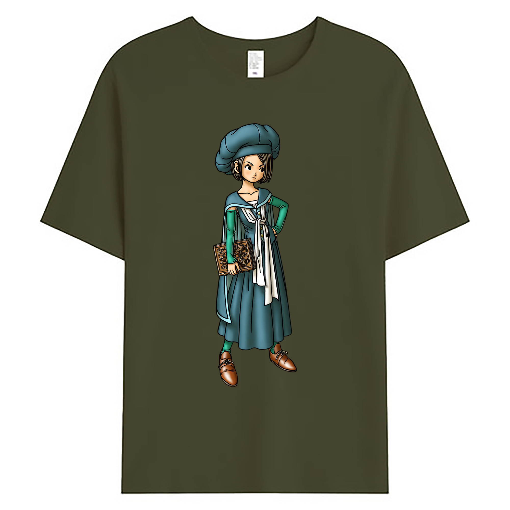 （画像用） ドラゴンクエスト Doragon Kuesuto Dragon Quest 綿100％ メンズ半袖Tシャツ｜肌触りやわらか＆通気性